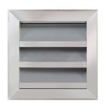 Extruded Aluminium Stationary Louver - 2 Inch